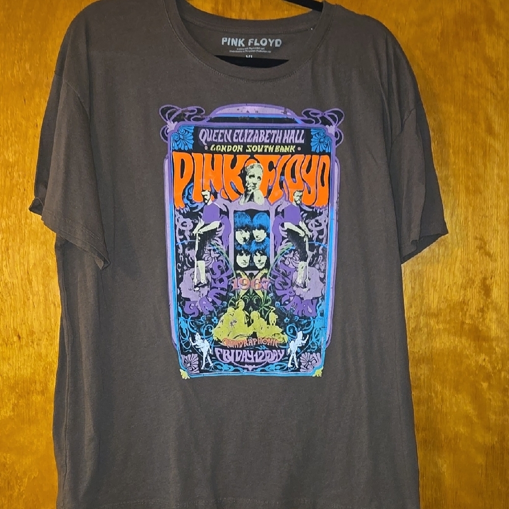 Pink Floyd Brown Graphic T-Shirt